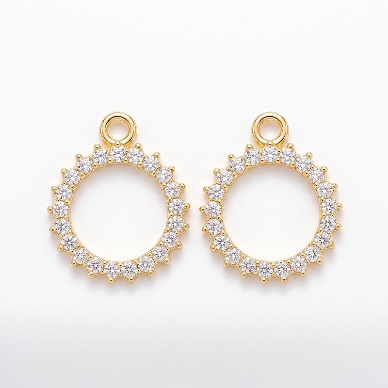 Rhinestone round base (1 piece)