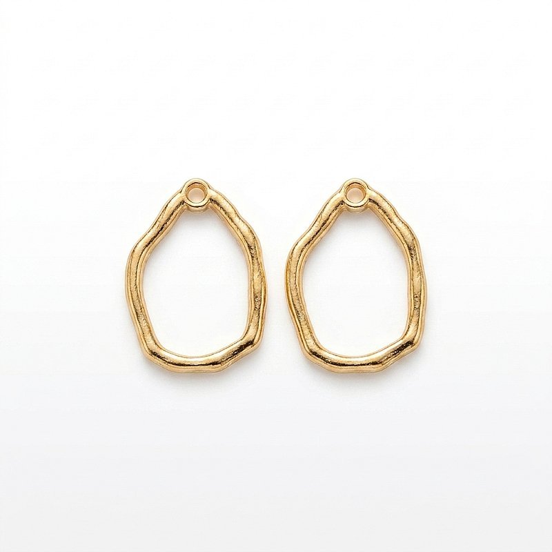 Small Irregular drop shape bezel (1 piece)