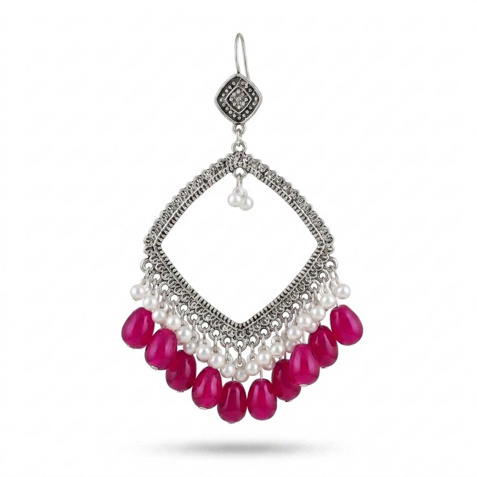 Dimond Shape With Beads + Stones (1 piece)