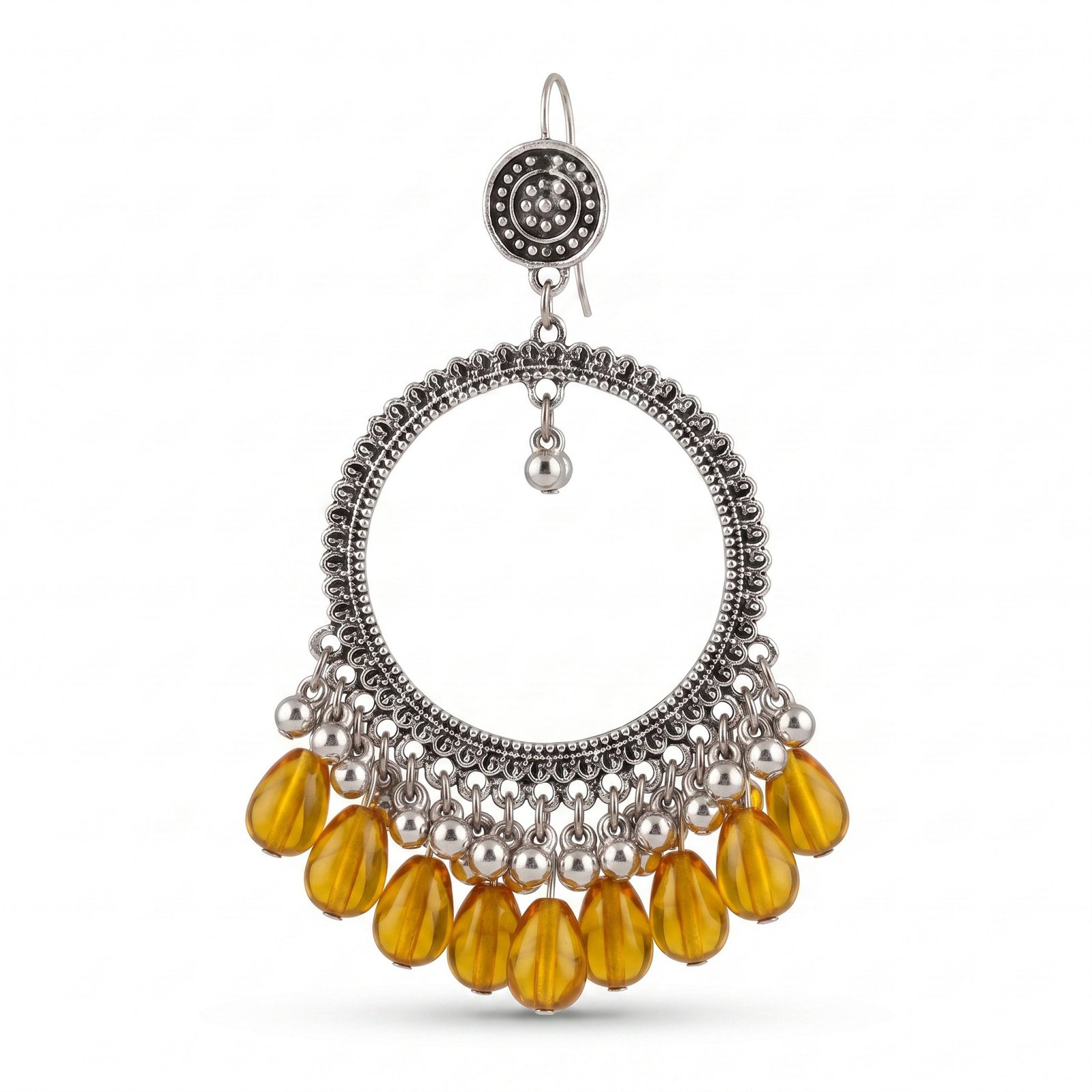 .Round Shape with Beads & Stones