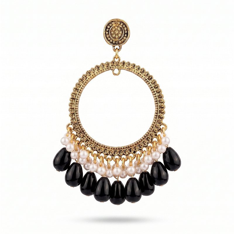 Round G with Pulse & Stones (1 pair)