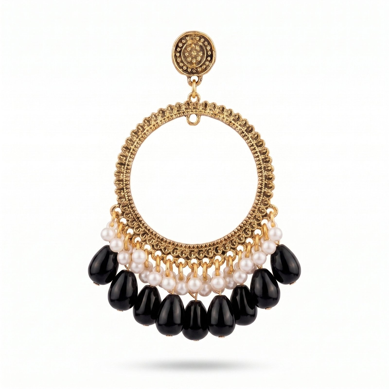 Round G with Pulse & Stones (1 pair)