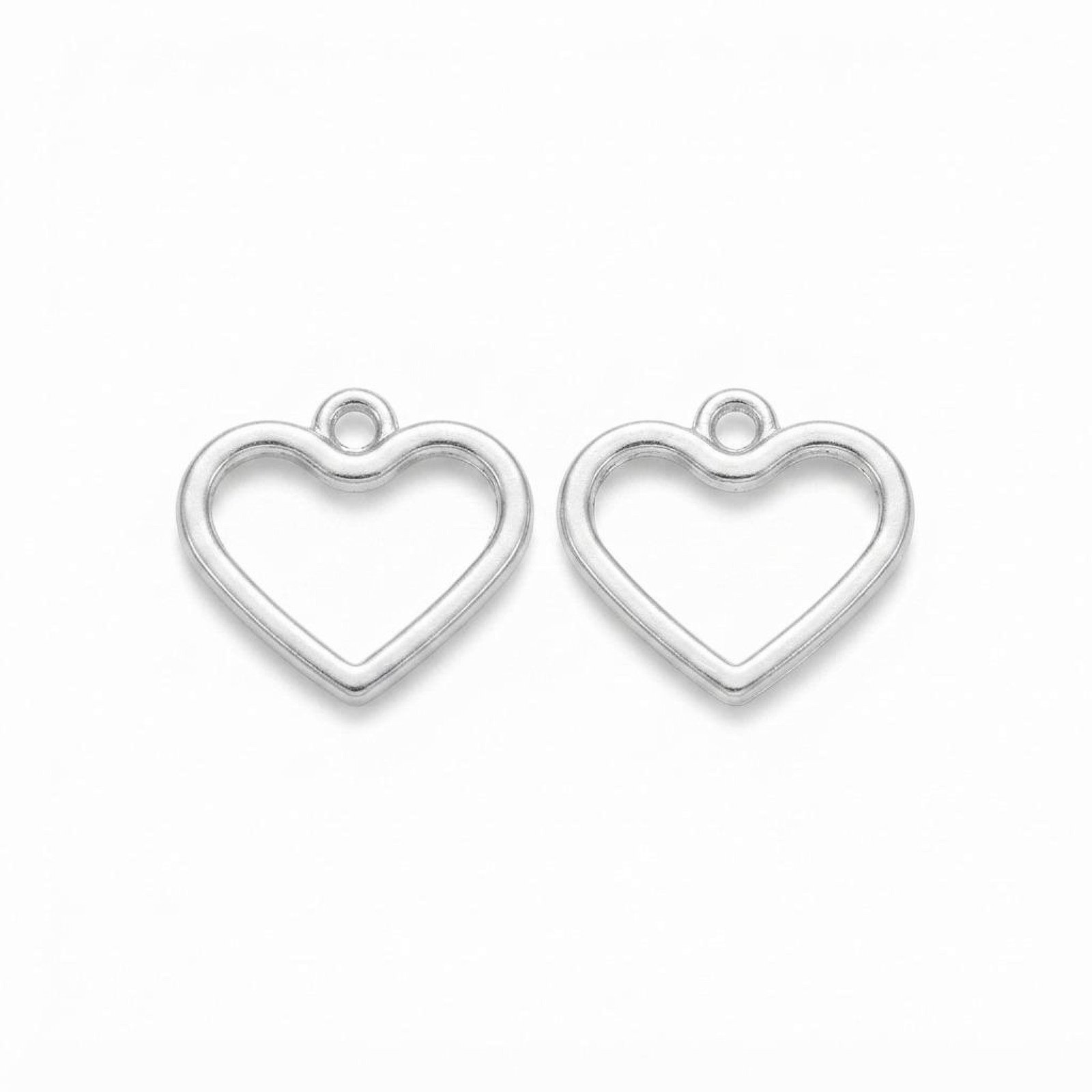 Thick Heart Pendant Base (1 Piece)