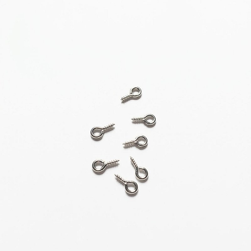 Mini Screw Eye Pins (10 pieces)