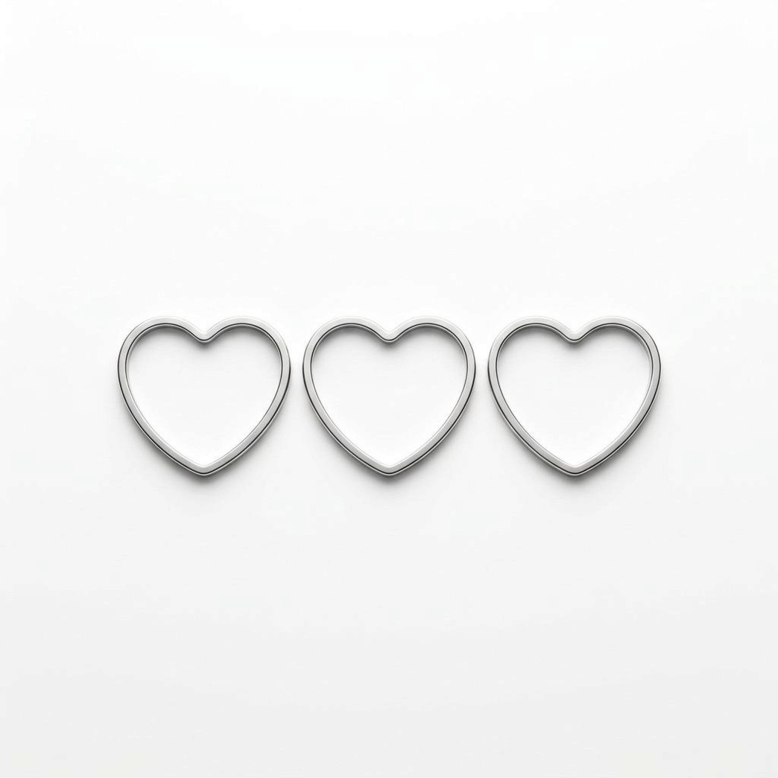 Medium Size Heart Extension Free Base Each