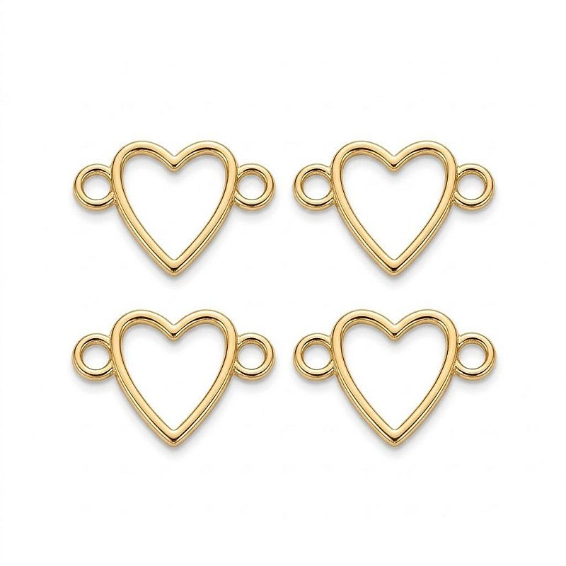 Medium size heart bracelet base each