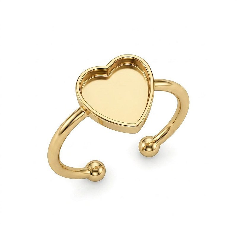 Heart Golden Ring