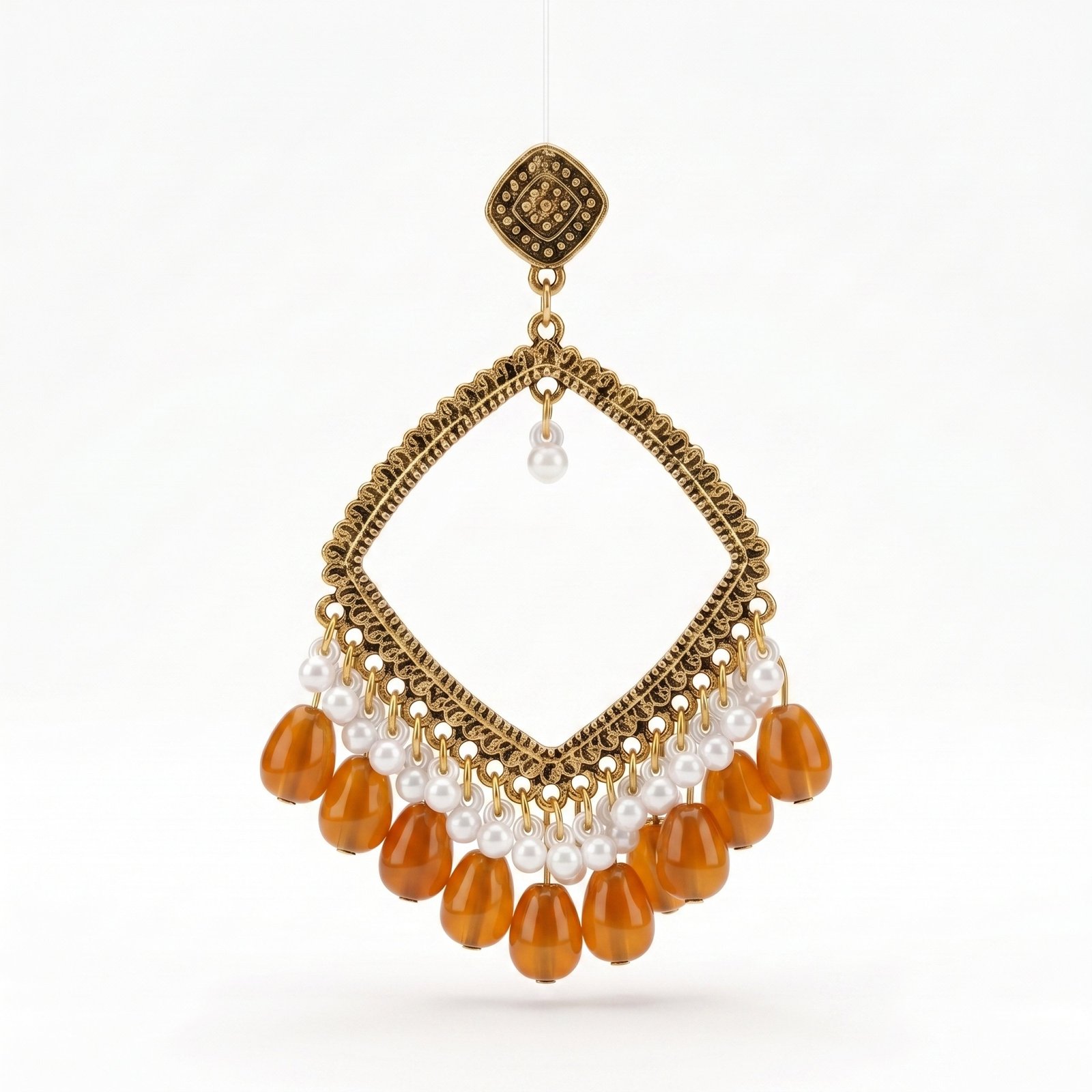 Dimond Shape With Pulse+ Stones