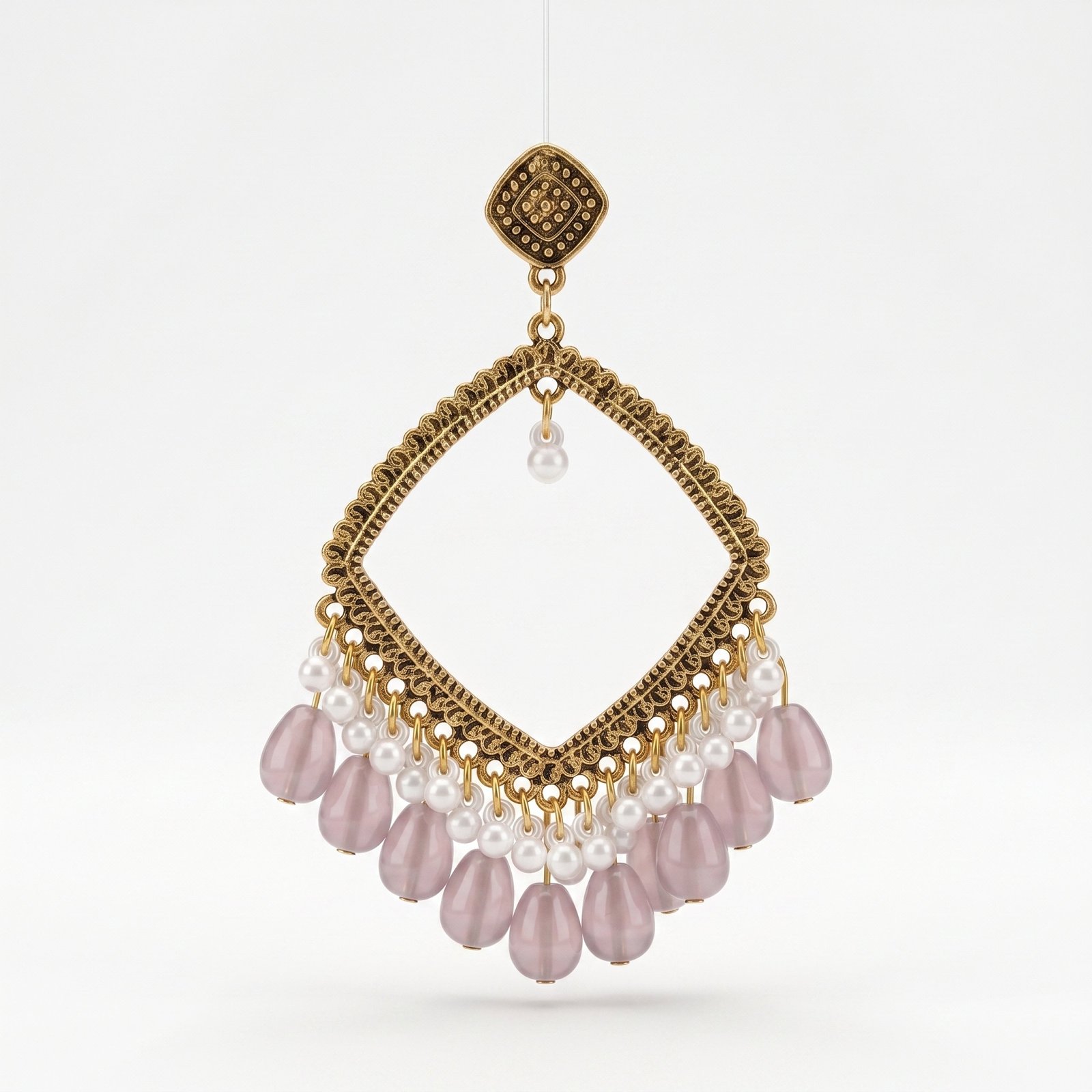 Dimond Shape With Pulse+ Stones