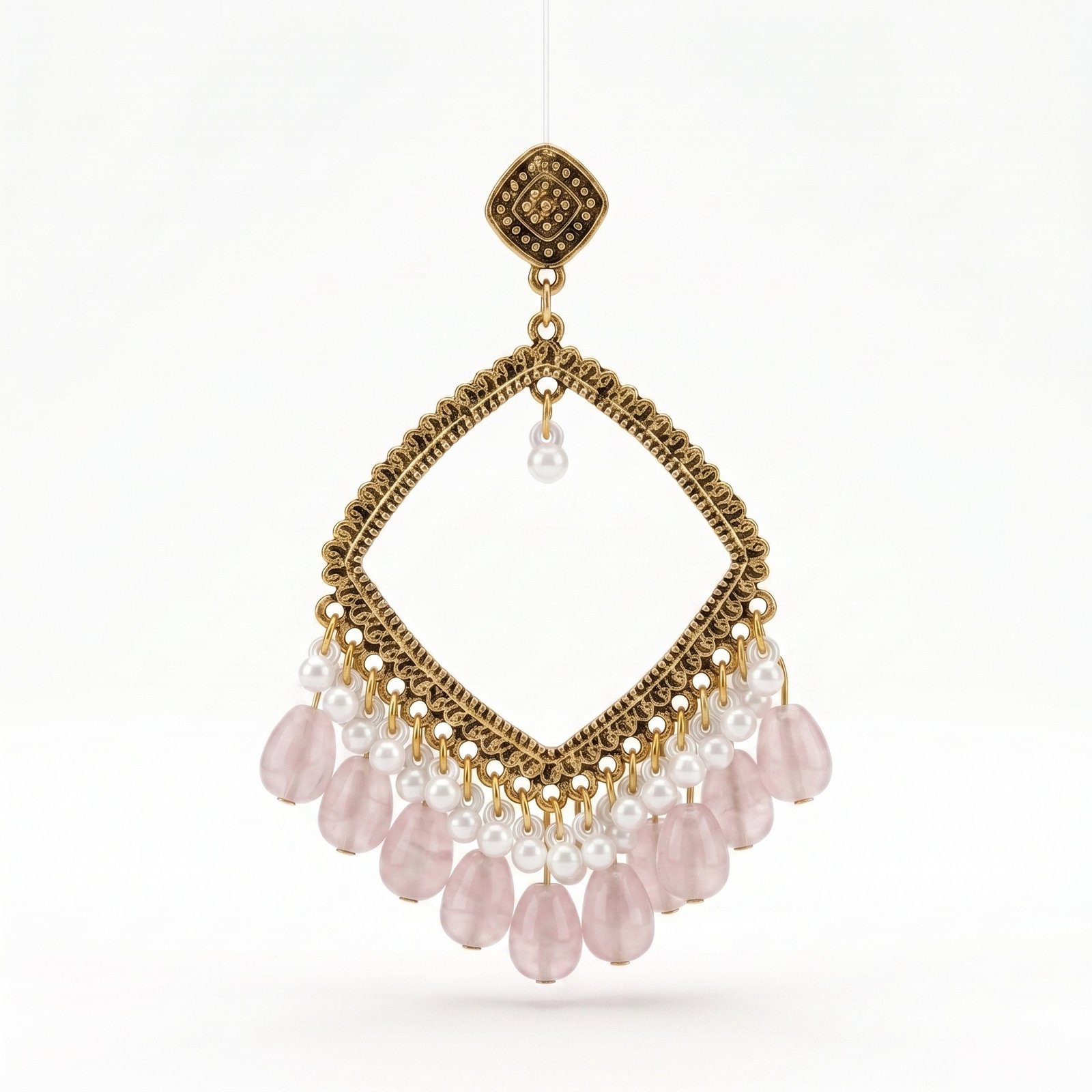 Dimond Shape With Pulse+ Stones