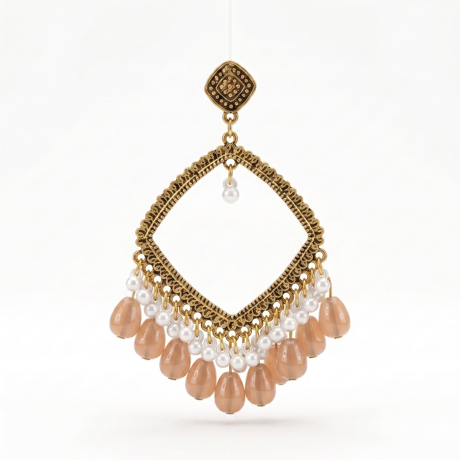 Dimond Shape With Pulse+ Stones