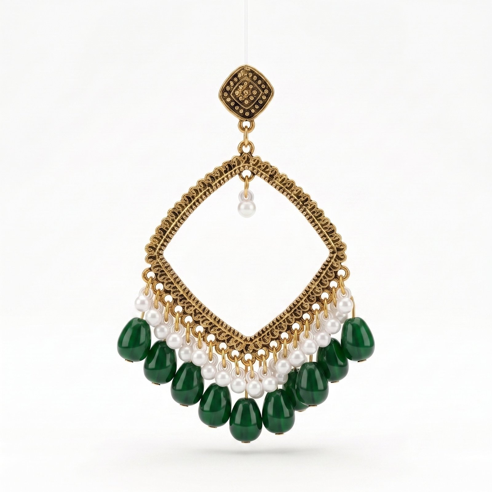 Dimond Shape With Pulse+ Stones
