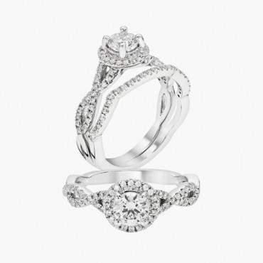 Sapphire Halo Ring