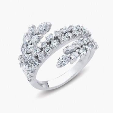 Emerald Cluster Ring